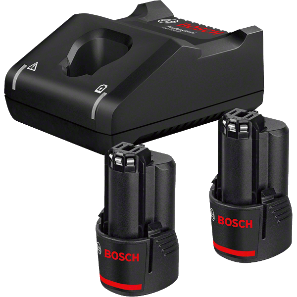 Kit Bosch 2 Baterias 2,0Ah+1 Carregador 12V