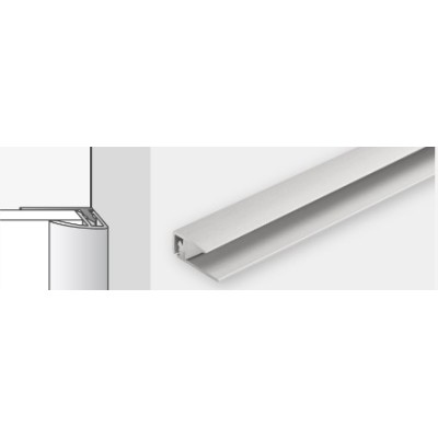 Perfil Acabam. Click 2,60mt Alum. Branco P/Masq Wall e Masq XL