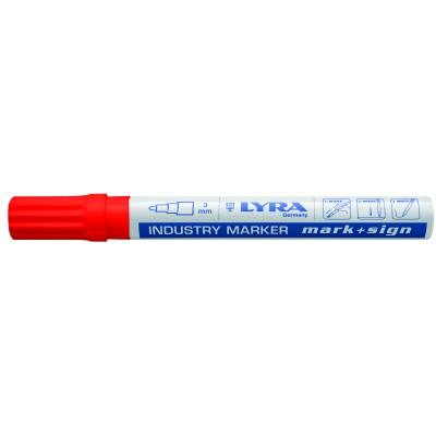 Marcador Lyra Mark + Sign P/Supr. Lisas e Rugosas
