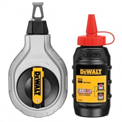 Traçador Recta Dewalt 30mt C/Pó Vermelho DWHT47408-0