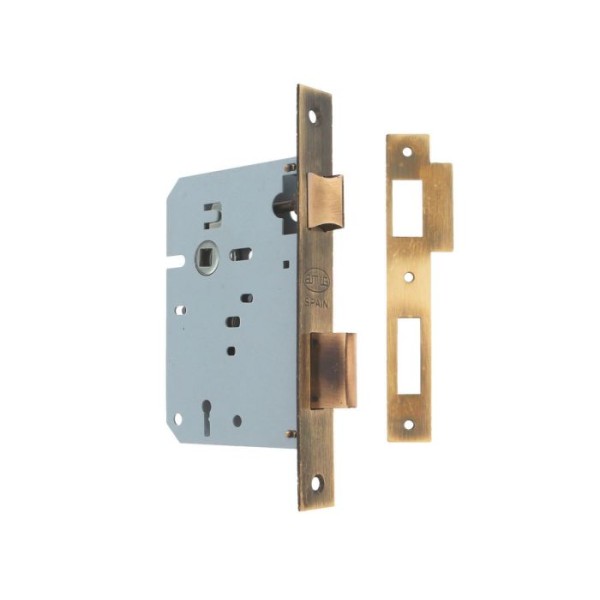Fechadura Embutir 716-60 Latão Ox. Françes