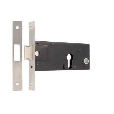 Fechadura Embutir 727-90 Aço Inox Mate