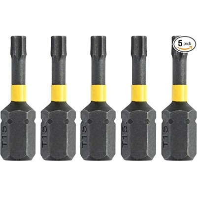 Conj. 5 Bits Torx DeWalt T15x25mm DT7380T-QZ