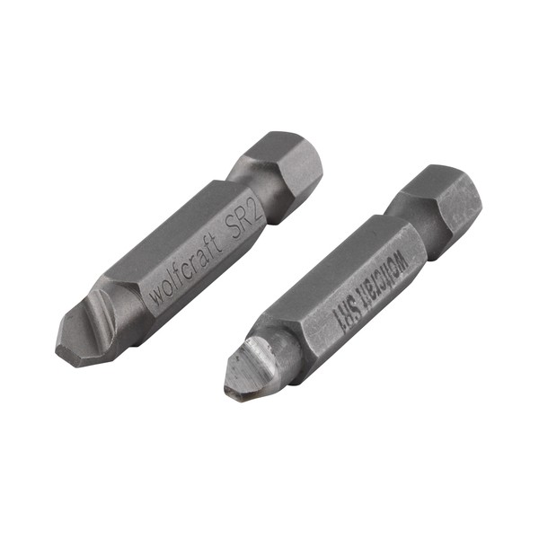Kit 2 Pontas Bit Estrator P/Paraf. Wolfcraft