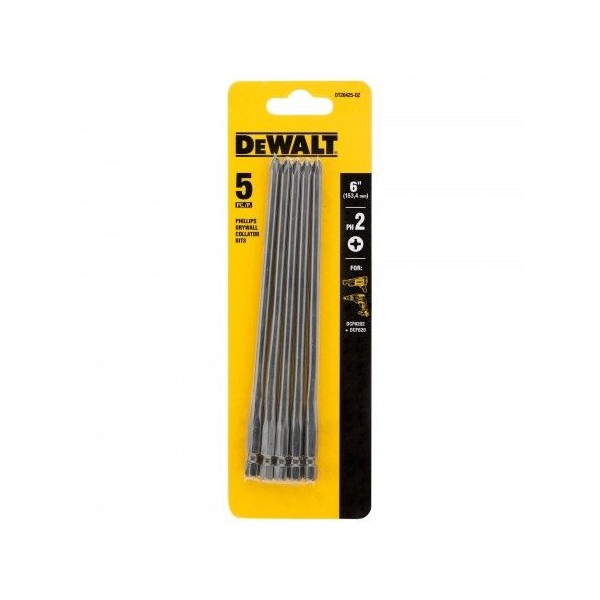 Conj. 10 Bits Impacto DeWalt PH + PZ 57mm DT7274-QZ