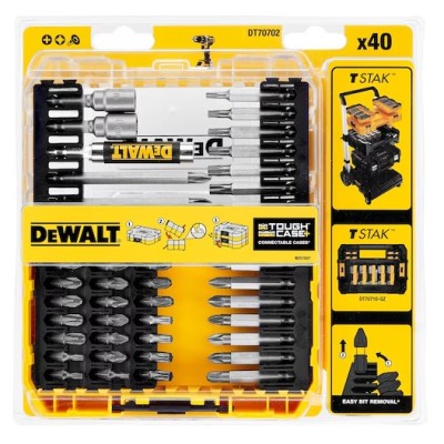 Jogo 40 Bits DeWalt DT70702
