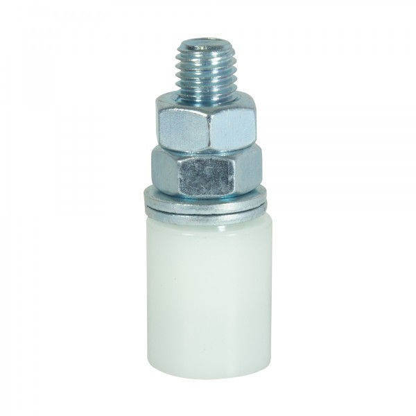 Rodízio Nylon P/Guia Portão 40x40mm M14