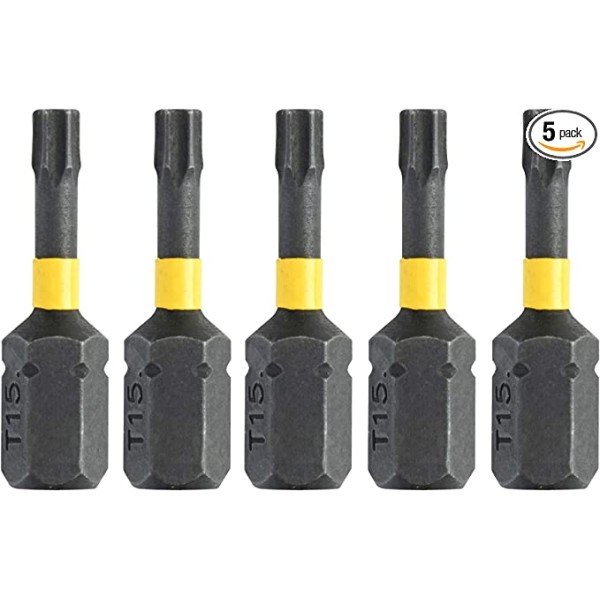 Conj. 5 Bits Torx DeWalt T15x25mm DT7380T-QZ