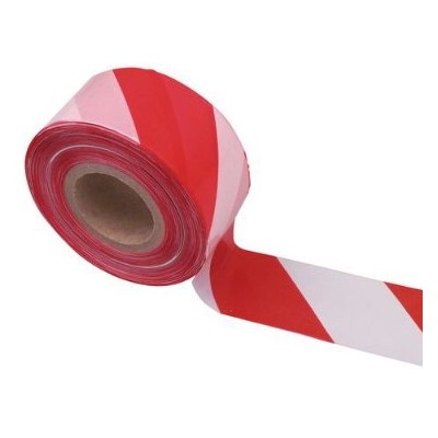 Fita Plást. Sinalização Verm./Branc. 80mmx200m