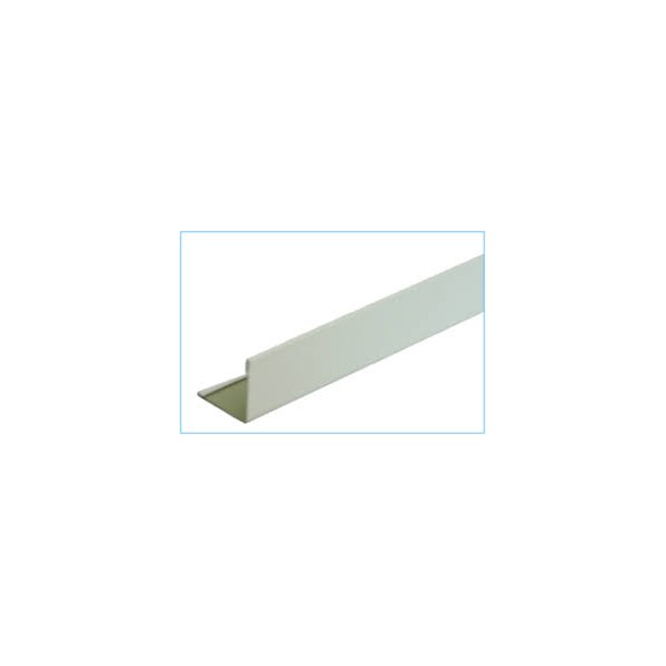 Perfil Cantoneira Gabelex 22x22 Branco 3000mm