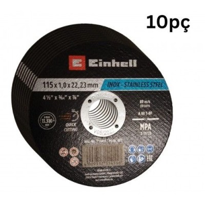 Lata C/10 Discos C/Inox KWB 115x1,0mm