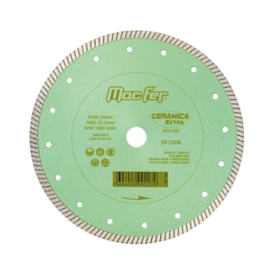 Disco Diam. Macfer 125mm Cerâmica Extra
