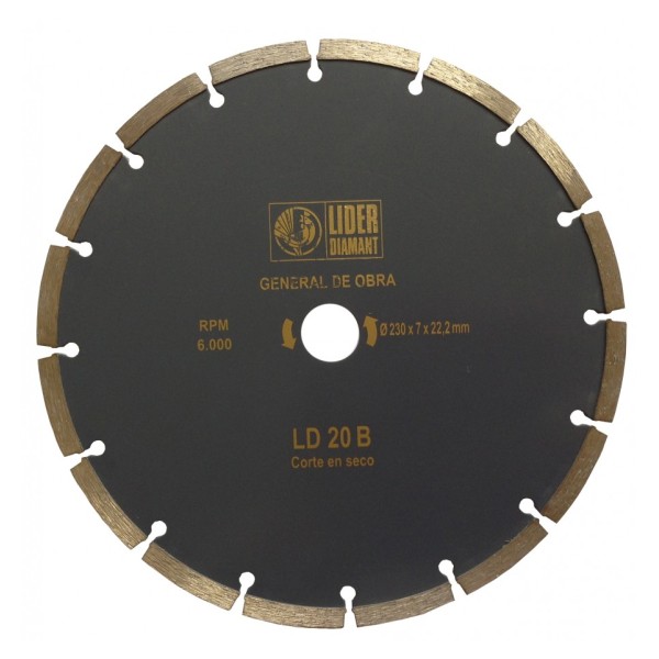 Disco Diam. Golz Basic Geral Obra LD20B 230mm
