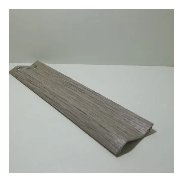 Perfil Desnivel Autoadesivo C40 PVC Cinza York 