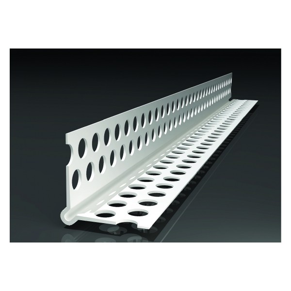 Perfil PVC Canto Boleado P/Gesso Cartonado 2,50mt