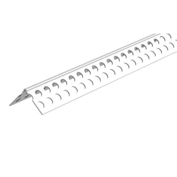 Perfil PVC Simples P/Gesso Cartonado 25mmx25mmx2,60mt