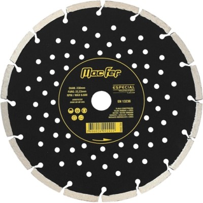 Disco Diam. Macfer 230mm Especial Construção