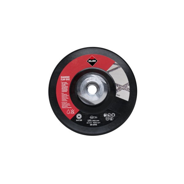 Disco Diam. Laminado Rubi P/Desbaste Grão Medio 100/120 115mm 32927