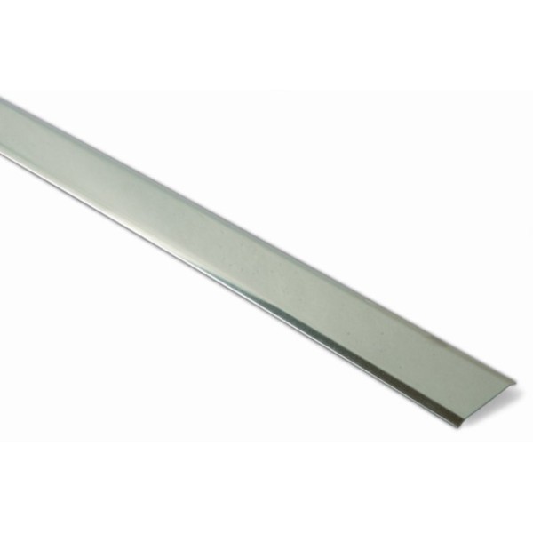Tapa Juntas Adesivo Alcatifa Inox 35mm 1,00mt Brinox 