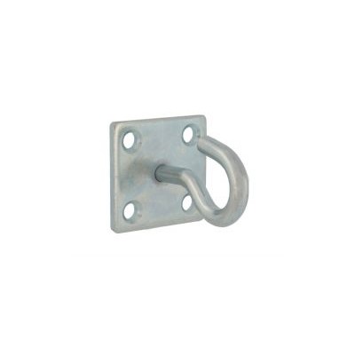 Placa C/Gancho Fixo 510 Zinc. 50x50x8mm