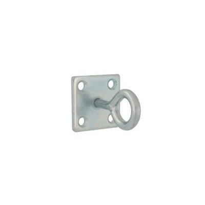 Placa C/Gancho Fechado 511 Zinc. 50x50x8mm