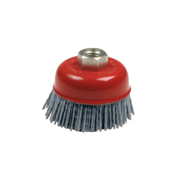 Escova Nylon T/Taça M14x75mm