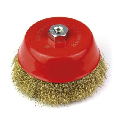 Escova Aço T/Taça M14x75mm