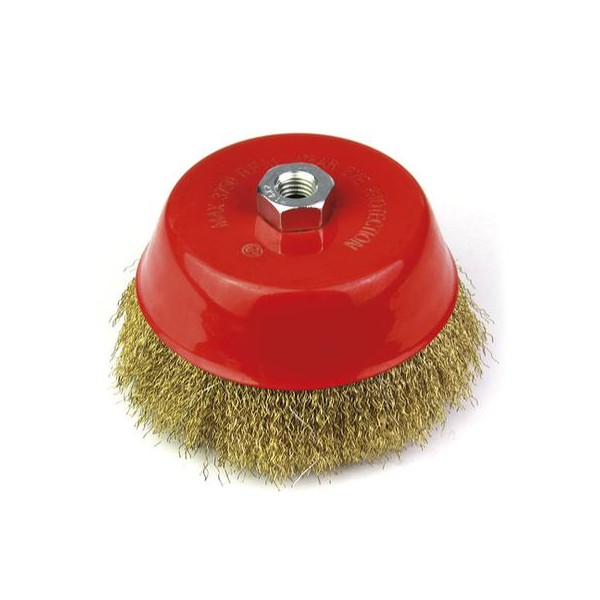 Escova Aço T/Taça M14x75mm