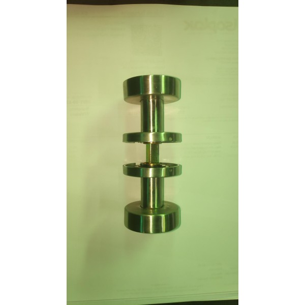 Puxador Redondo Duplo Rodes 17015 SS Inox