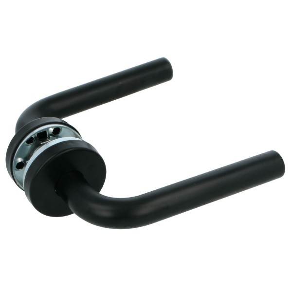 Puxador Duplo Aço Inox Preto 4RX