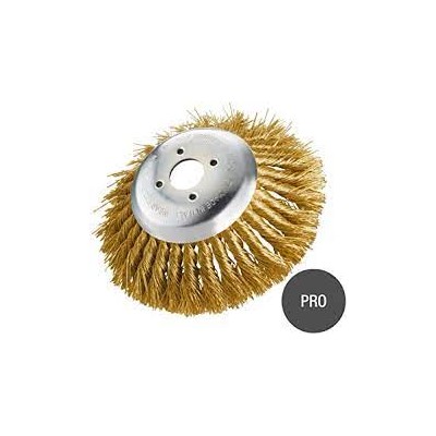 Escova Aço/Latão P/Roçadora P/Limpeza 170mm 0321