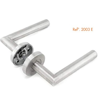 Puxador P/Porta Duplo Aço Inox 2003E