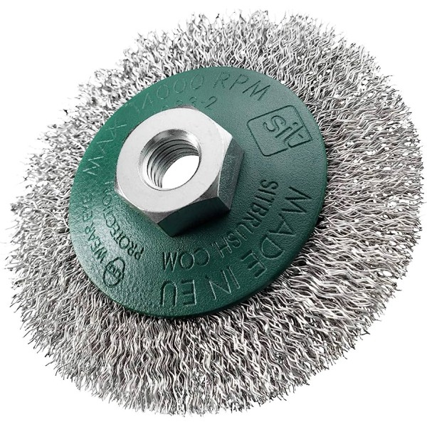 Escova Aço Concava M14x90 Inox Sit B CO90 M14 0,30