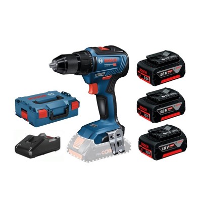 Aparaf. Bosch GSR 18V-55 C/3 Bat. 5,0ah + Carregador