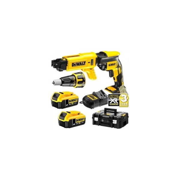 Aparaf. P/Pladur DeWalt 18V DCF620M2K + 2 Bat. 4Ah + Carregador
