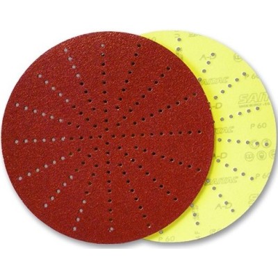 Disco Lixa Velcro Multifuros P/Girafa Saitac TN 225 D180