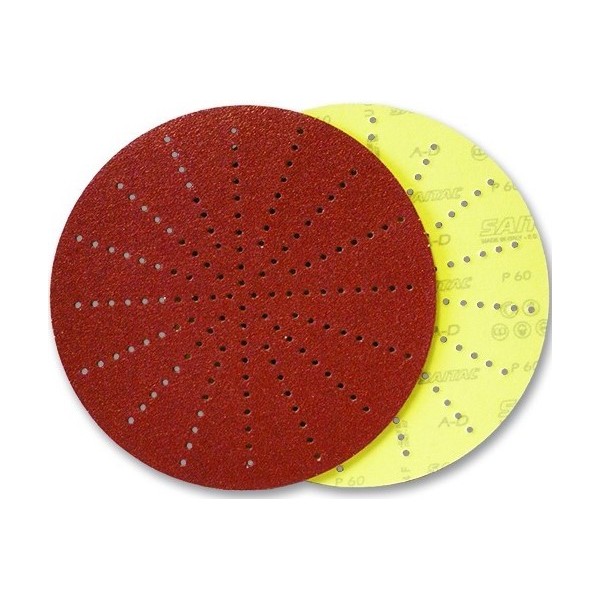 Disco Lixa Velcro Multifuros P/Girafa Saitac TN 225 D180