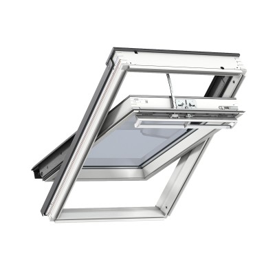 Janela Velux Pint.Branco 78x98 GGL207021 Electr. MK04 Vidro Conf. Lamin.
