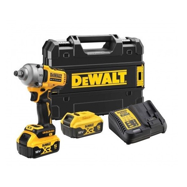 Aparaf. Chave Impacto Dewalt 18V 1/2" 812Nm C/ 2 Bat. 5Ah DCF891P2T-QW