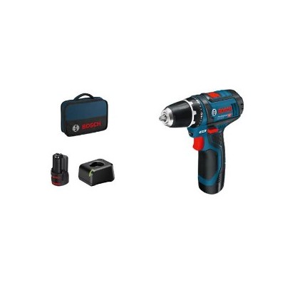Aparaf. Bosch GSR 18V-15 C/2 Bat. 2,0ah + Carregador+Saco
