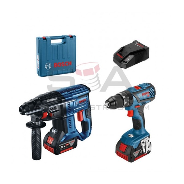 Martelo Bosch SDS Plus GBH 18V-20 + GSB 18V-28