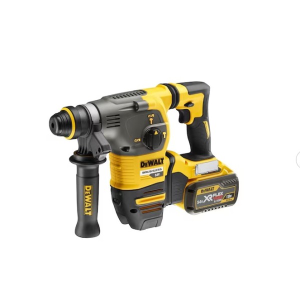 Martelo Eletropneumático 54V Dewalt DCH333X2-QW + 2 Baterias 54/18V 9.0Ah + 1 Carregador
