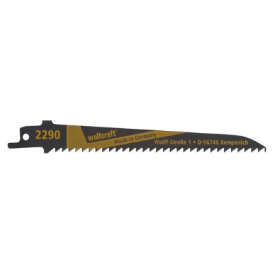 Conj. 2 Folhas P/Serra Sabre Wolfcraft 150mm P/Mad.e PVC Ref. 2290000