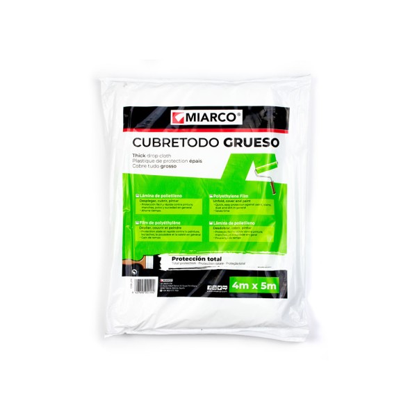 Cobertura Plast. 4x5mt Fina Miarco