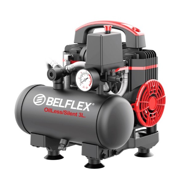 Compressor S/Óleo Silencioso 3Lt BF-3 Silent 230V-F1 1,2HP