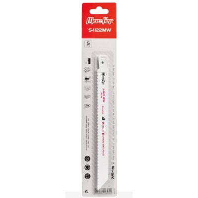 Conj. 5 Folhas P/Serra Sabre Macfer P/Madeira S-1122MW 225mm