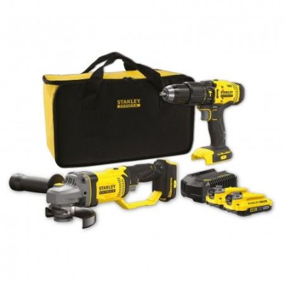Kit Aparaf. C/Mart. + Rebarb. 125mm 18V 2ah Stanley SFMCK471D2S-QW