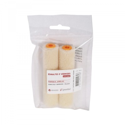 Conj. 2 Cargas Mini Rolo Pint. Pardal Angora 60mm Ref. 2974