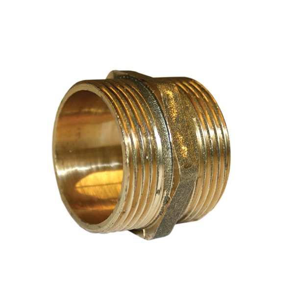 Casquilho Duplo Latão M/M 3/4"