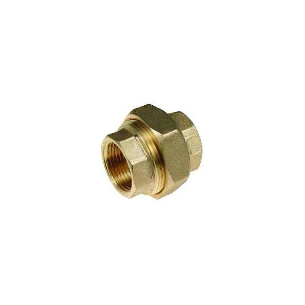 Junção S/Cónica Latão F/F 1/2"